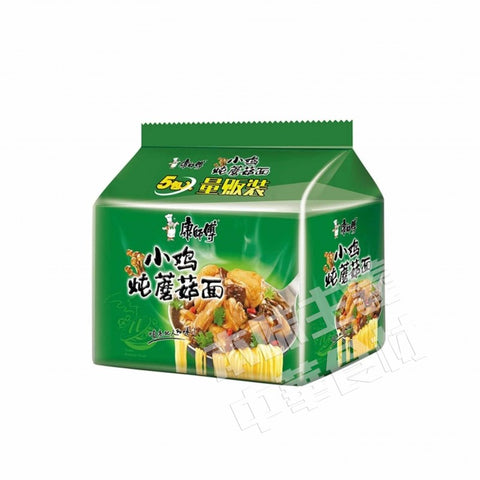 康師傅インスタント麺 小鶏燉蘑菇面96g×5pc
