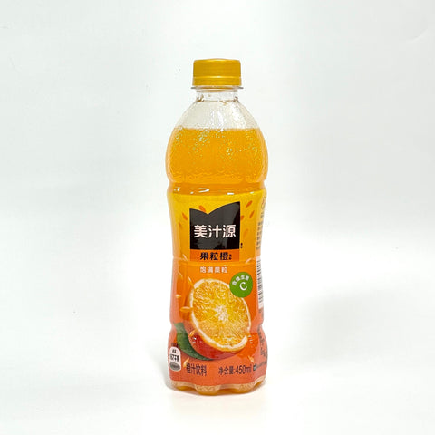 X01118 美汁源橙汁(オレンジジュース)450ml×1本