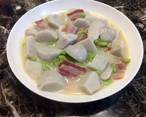 【メーカー直送/同梱不可】四季 陸氏厨房 塩漬け豚肉と毛豆米の芋煮込み / 咸肉毛豆米烧芋艿