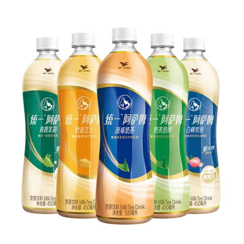 統一阿萨姆ミルクティー 500ml 白桃味