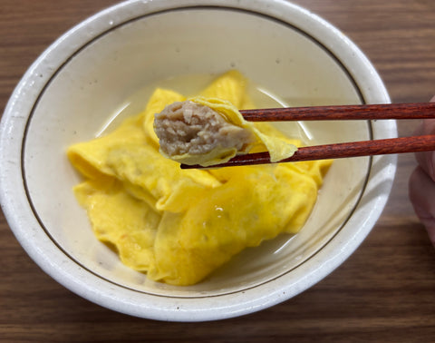 【メーカー直送/同梱不可】四季 陸氏厨房 半製品 卵皮餃子/ 半成品蛋饺 冷凍発送