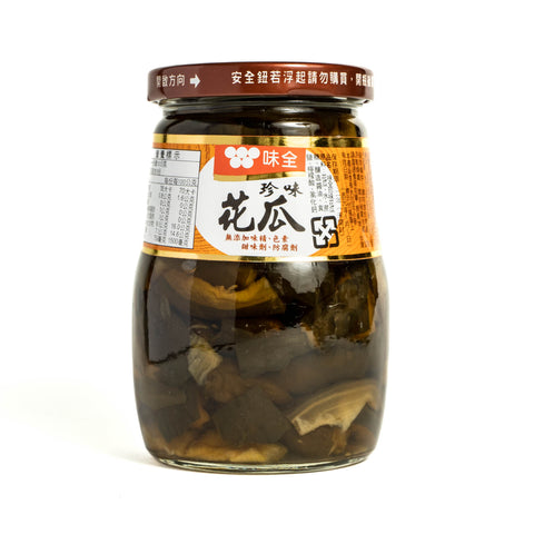 味全花瓜(キュウリの醤油漬け)400gベジタリアン可 / 味全花瓜400g素食可