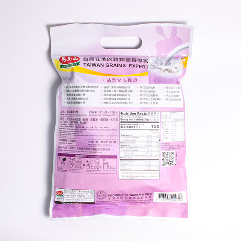 馬玉山紫山薬黒豆漿360g(12袋入り) / 马玉山紫山药黑豆浆360g(30g*12包)