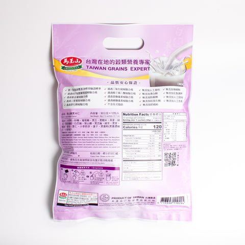 馬玉山紫山藥黑米仁360g(12袋入り) / 马玉山紫山药黑米仁360g(30g*12包)