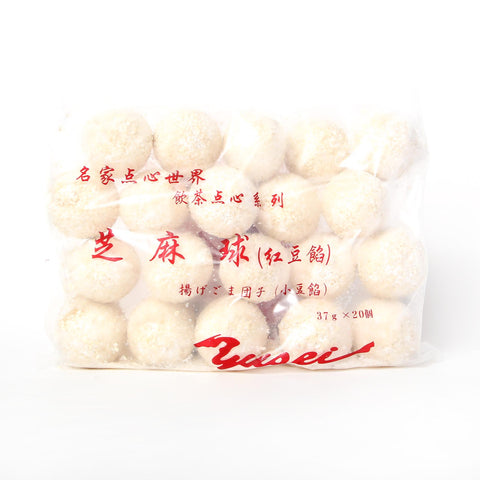 友盛名家揚げゴマ団子あずき餡740g(20個入) / 友盛名家豆沙馅大芝麻球740g(20个入)