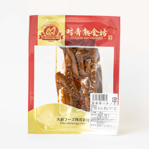 对青熟食坊  甘辛牛ハチノス 甜辣牛肚(140g)【メーカー直送/同梱不可】