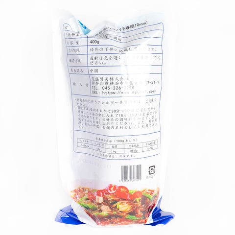 友盛紅薯寬粉条(サツマイモ春雨)400g4mm / 友盛红薯宽粉条400g 4mm