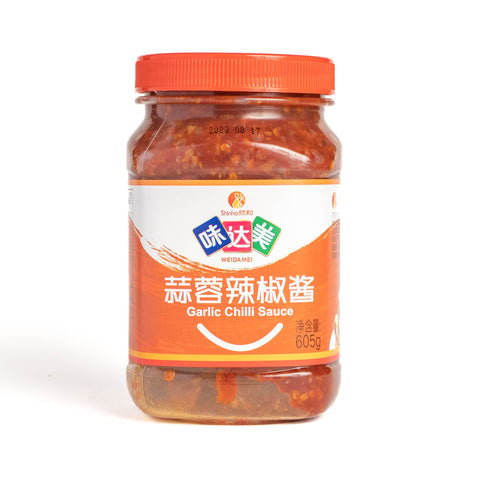 味達美蒜蓉辣椒醤(唐辛子みそニンニク味)605g / 味达美蒜蓉辣椒酱605g
