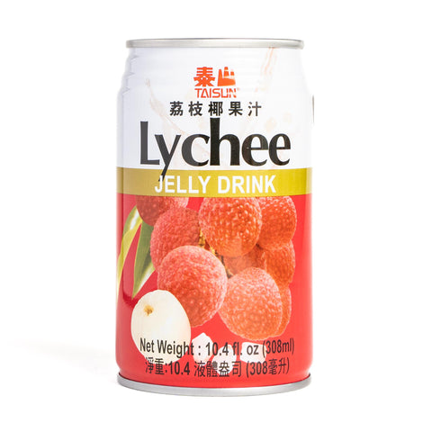 泰山ナタデココ入りライチジュース(果汁5%)320g / 泰山荔枝椰果汁320g