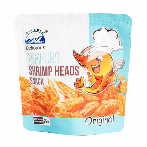 えび頭スナック(プレーン味)(原味酥脆蝦髭)25g蝦頭 / 原味酥脆虾髭25g虾头