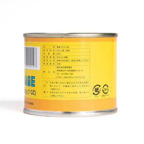 風牌雪菜(かしら菜)200g / 风牌罐装雪菜200g