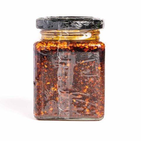 激辛!!!小馬哥油辣子(具入りラー油)200g / 激辛!!!小马哥油辣子200g