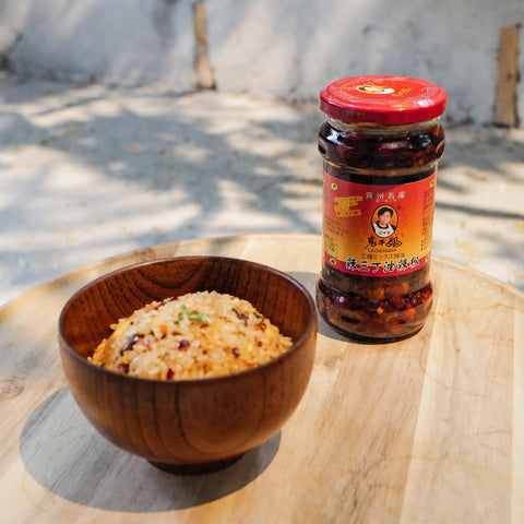 老干媽 辣三丁油辣椒 三種具入りラー油/老干妈 辣三丁油辣椒280g