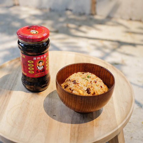老干媽 風味豆鼓ラー油/老干妈 风味豆豉油辣椒280g