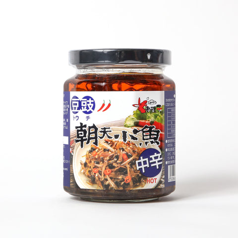 老骡子 小魚のトウチ入り辛味調味料/老骡子 豆豉朝天小鱼