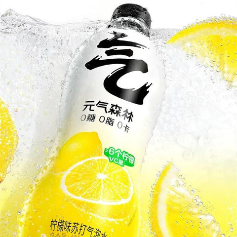 元気森林飲料 レモン味気泡水480ml