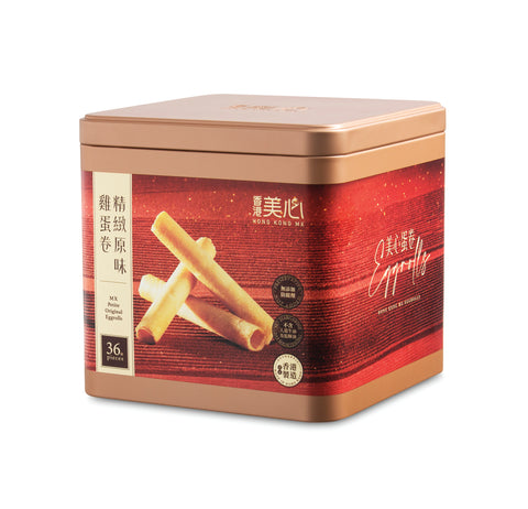 香港美心 プチオリジナル エッグ ロール(36本⼊) / 香港美心 精致原味鸡蛋卷(36枚装)