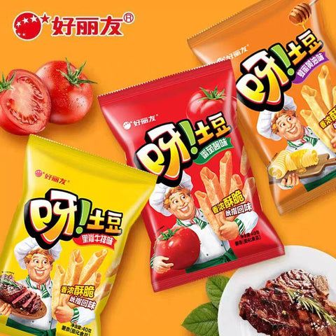 好丽友呀土豆 リブロースステーキ味 70g