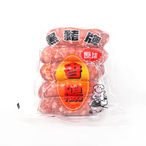 台湾ソーセージ(5本入り) 200g/黑猪牌 香肠（原味）