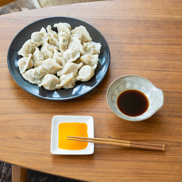 1+Dumpling 海老ニラ玉豚肉水餃子/三鲜水饺(手作り)【メーカー直送/同梱不可】