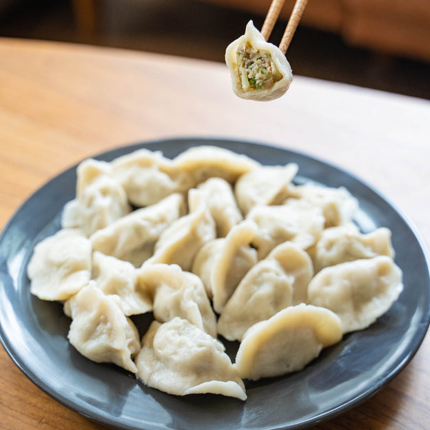 1+Dumpling セロリ豚肉水餃子/芹菜水饺(手作り)【メーカー直送/同梱不可】